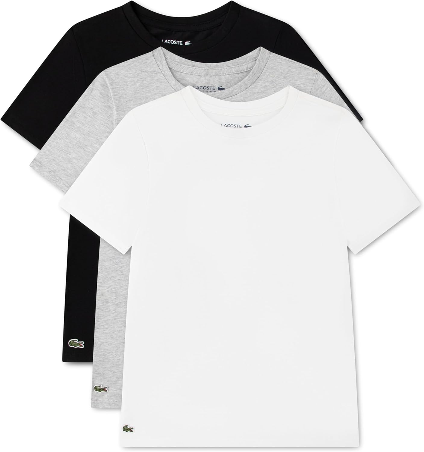 Lacoste Boys' 3-Pack Undershirt