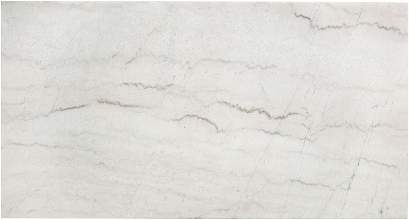 Edwyn White Marble Top Coffee Table Set - Rectangular, Modern Design.