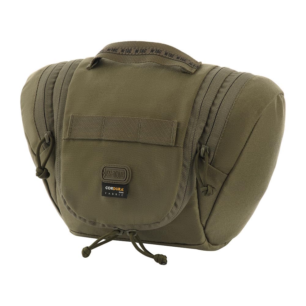M-Tac taktyczny pojemnik na kosmetyki Elite Gen.II – torebka na podróże i kosmetyki wojskowe, Cordura 500D, wodoodporna, kompaktowa, na outdoor, kemping, Bundeswehr & Airsoft, Ranger Green