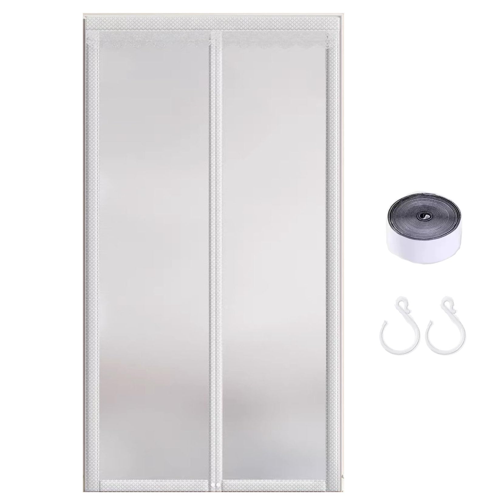 Rideau de porte à isolation thermique pour une entrée de maison cosy