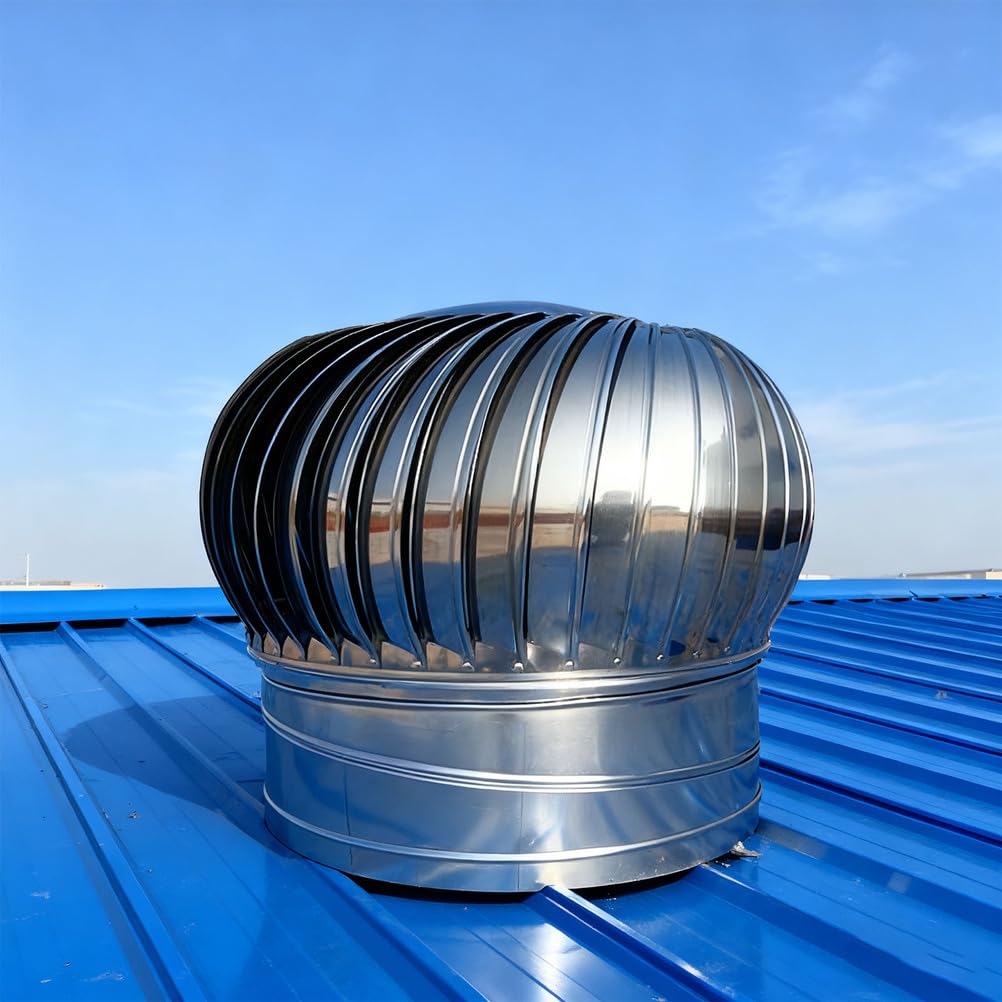 Comignolo Girevole in Acciaio Inox,per Scarico a Parete Esterna Scarico Cappa Aria Frescaventilazione E Protezione dagli Insetti per Uso Domestico,201 Stainless Steel,100