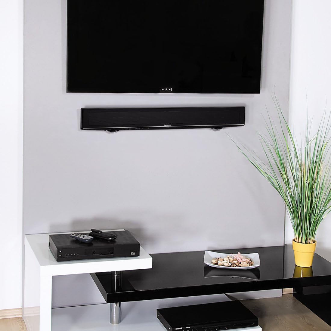 Hama Supporto da parete per soundbar, universale, regolabile, nero