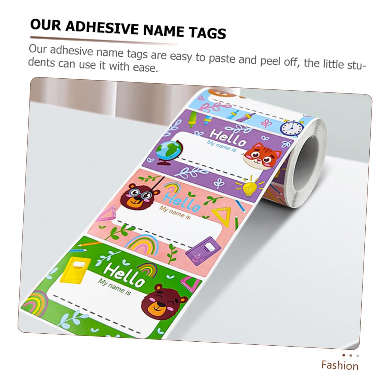 Operitacx 5 Adesivi Con Nomi Di Animali Etichette Adesive Targhette Per Etichette Per Etichetta Etichette Personalizzate Per Tag Del Aula Carta Autoadesiva