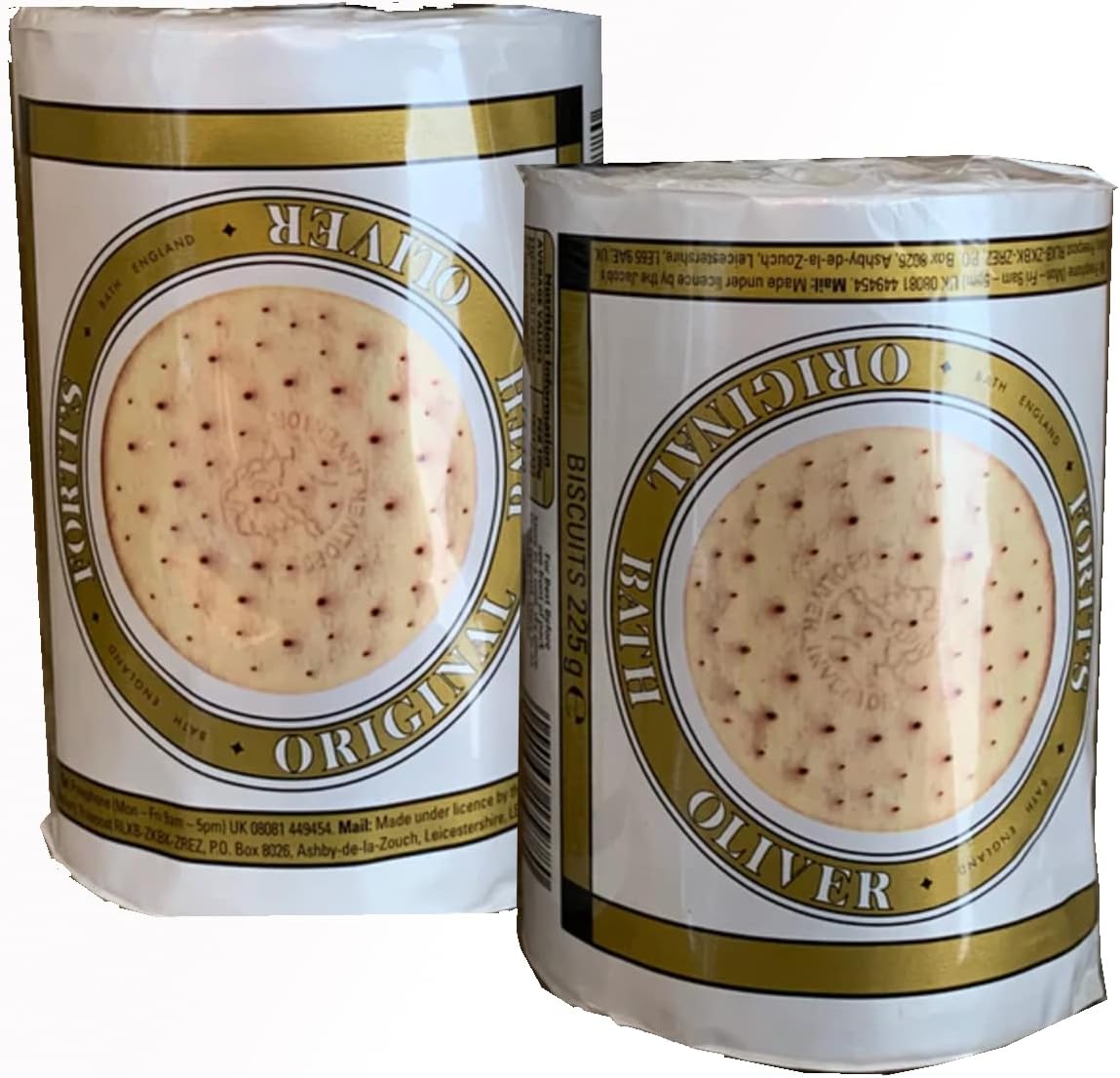 The Bramble Bay Fortts Original Bath Oliver Biscuits 225g Pack of 2