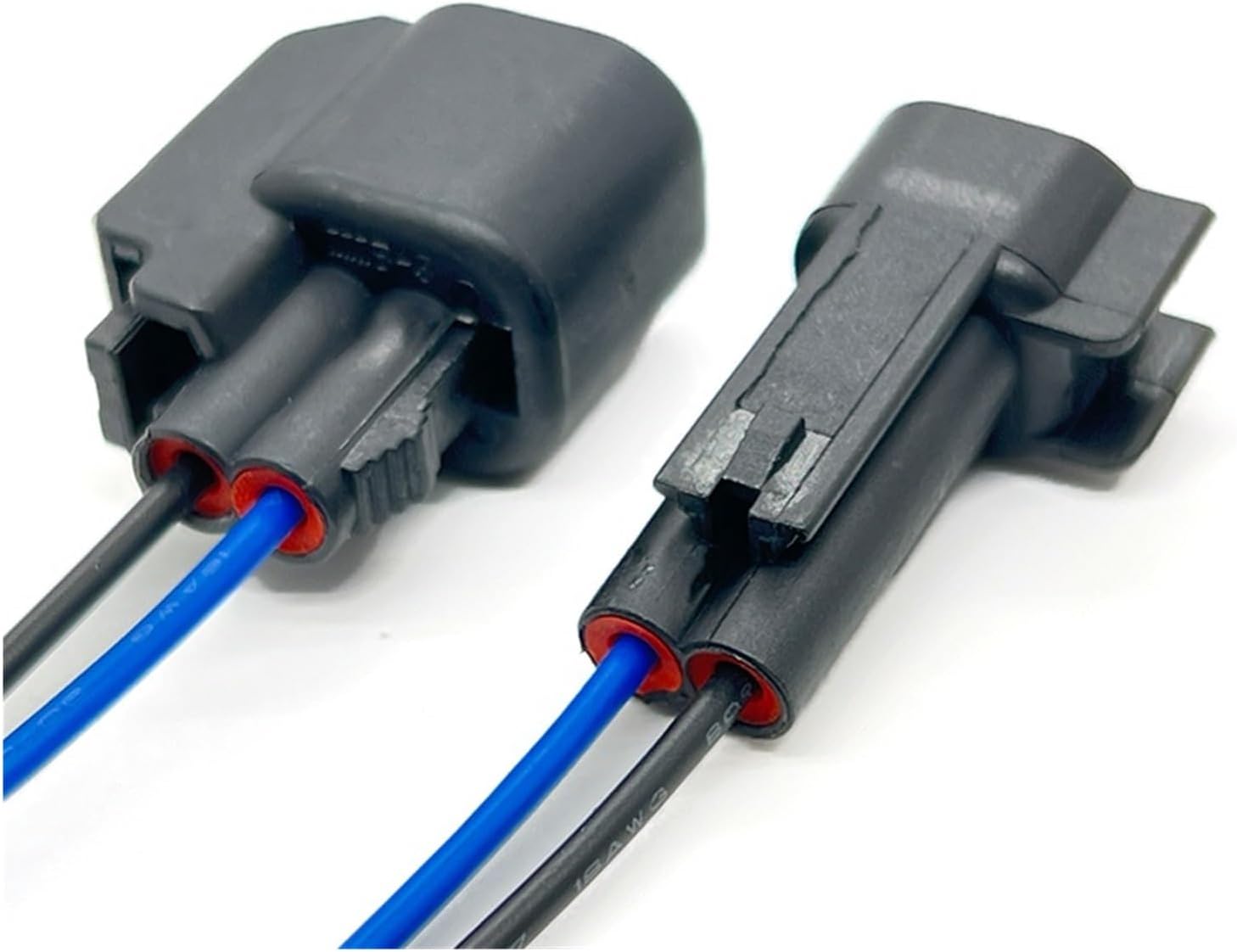 2 Pin Auto Fuel Injector Nozzle Plug Electronic Connector Wire Harness EV1 to EV6 DJ7023C-1.5-21(2P Female,20 Pcs)