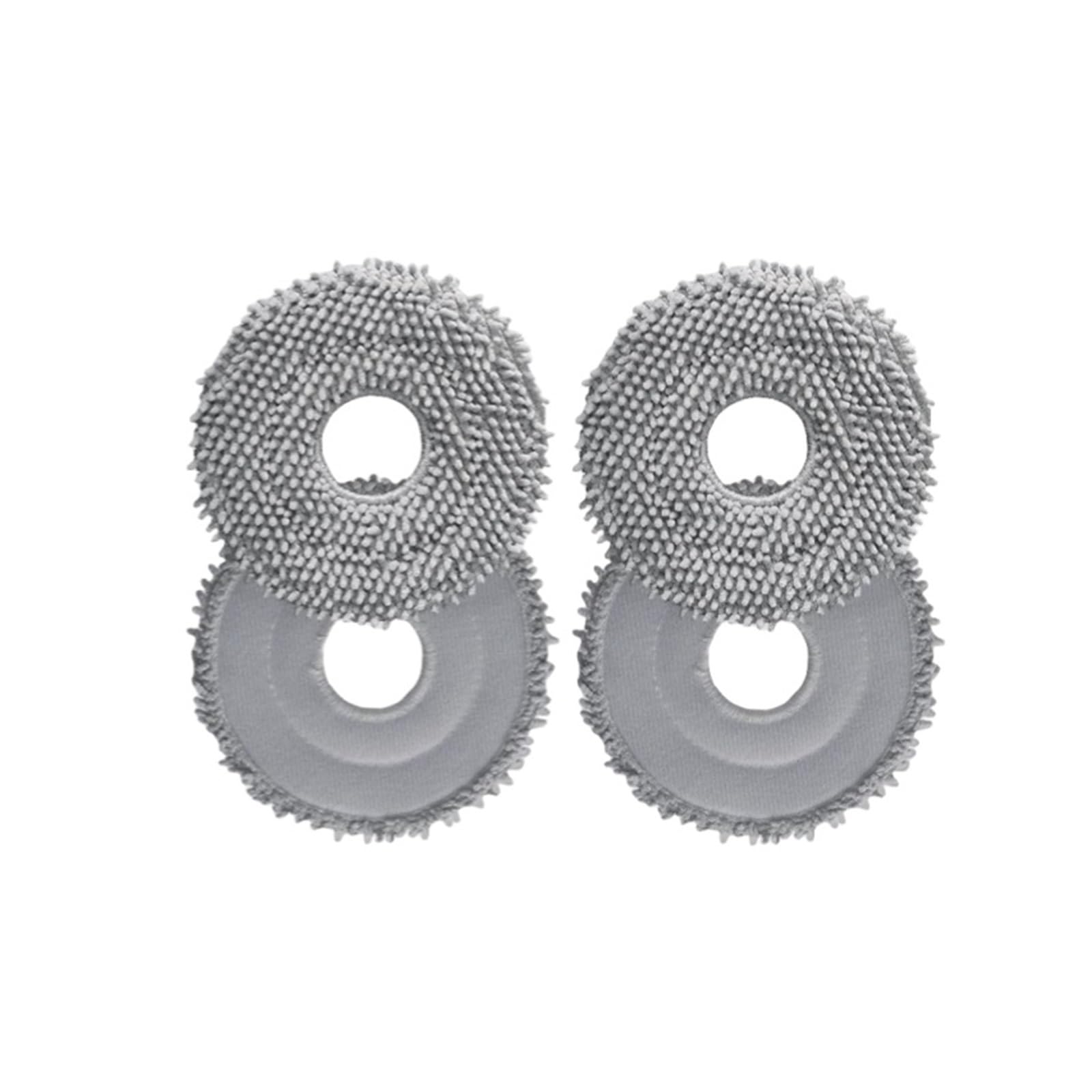 ZJXTGBDE Mop Cloth,Compatible For Roborock,Qrevo S Qrevo Slim Qrevo Master, Robot Vacuum Cleaner Spare Parts Accessories(4pcs)