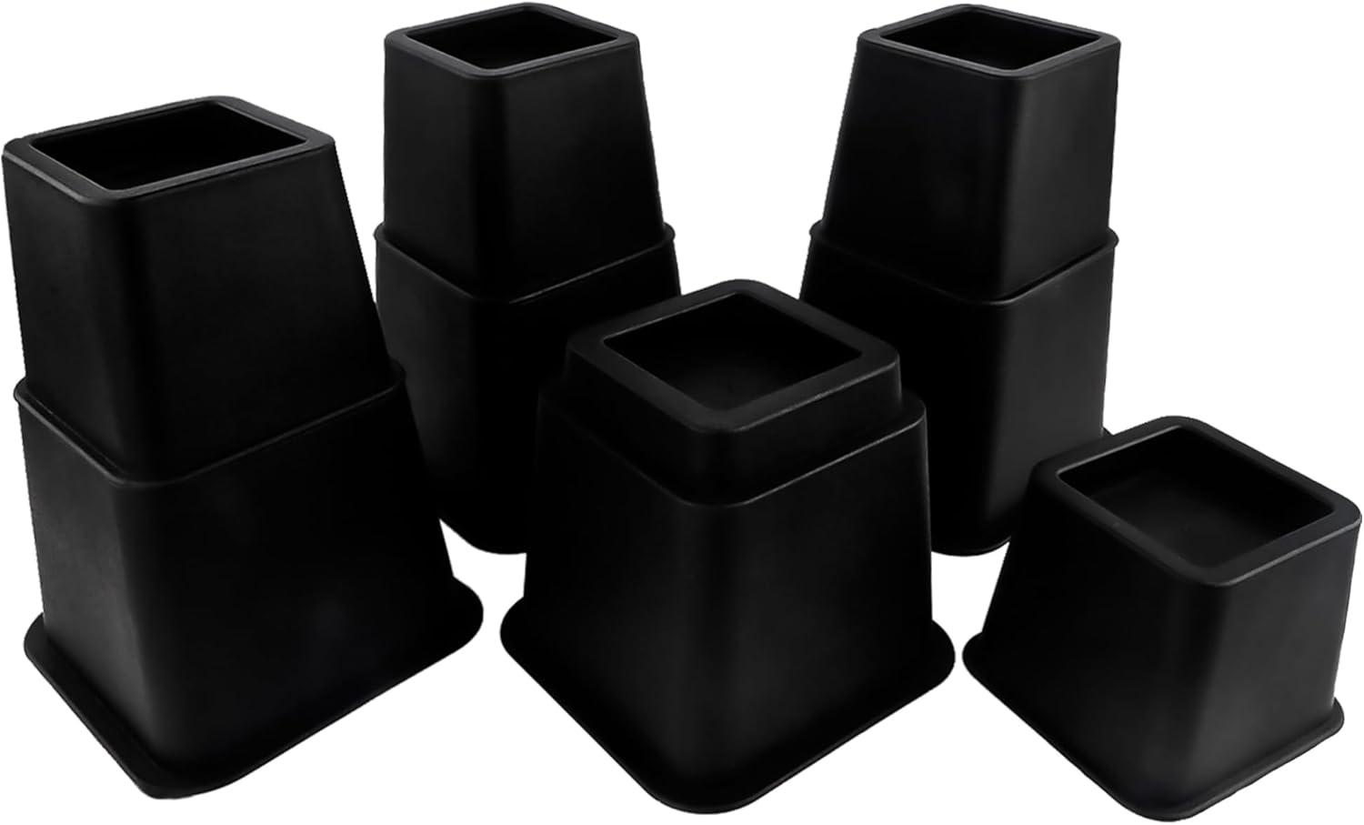 Amazon.com: C CRYSTAL LEMON Bed Riser 8-inch Heavy-Duty – 8-Pcs ...