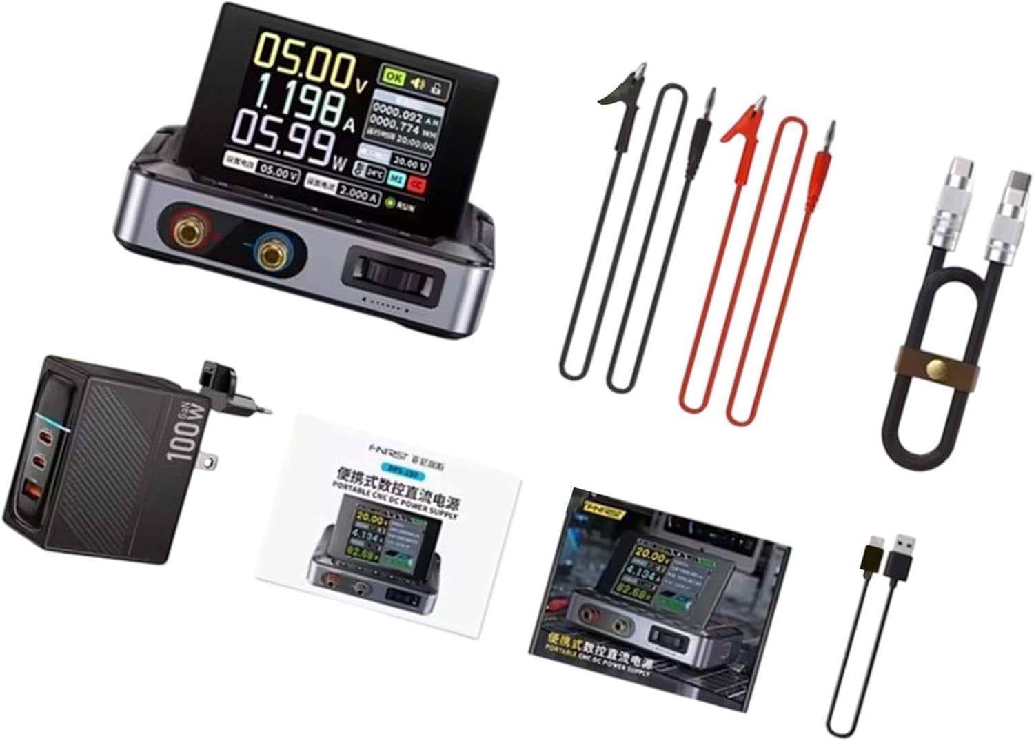 Eigell Dps-150 DC電源 可変ポータブル保護DC CNC電源 Amazon.co.jp: FNIRSI DPS-150 DC電源可変、30V  5A 調節可能なDC CNC電源 4桁IPSディスプレイ付き、<20mV電源リップル、PD/QC/DC入力、PCプログラマブルスイッチング電源(電源アダプターなし)  : 産業・研究開発用品