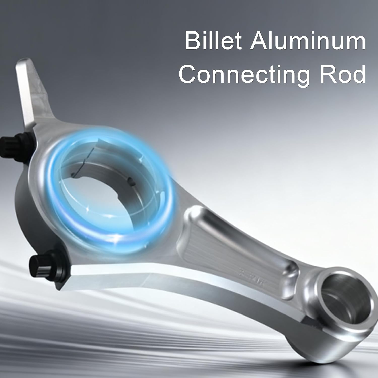 3.308" Billet Aluminum Connecting Rod For Tillotson 212cc Predator 224cc Ghost 212cc Engines SILVER