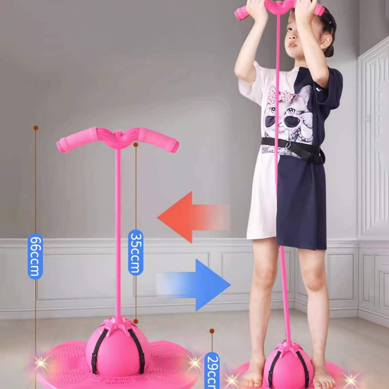 Pogo Pelota de salto para niños y adultos, pelota de salto de equilibrio, juguete para exteriores, patio de recreo con adhesivo reflectante, capacidad de carga 300 kg, entrenamiento de — view 6