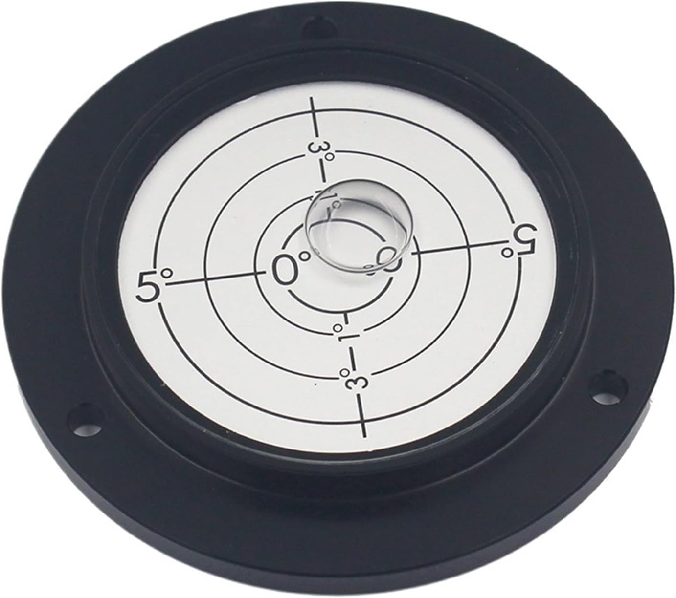 1pc 80 * 63 * 13mm 40'/2mm Metal Round Universal Bubble Level Measuring Instrument For Engineering Vehicle Heavy Machinery