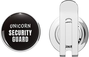 Unicorn Security Guard for Halloween dadies Golf Hat Clip with Magnetic Ball Marker