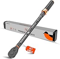 Vista 11 de SUZUME Llave dinamométrica de 1/2 pulgada, de 10 a 170 lb ft, 14 a 231 N.m, alta precisión de ±3%, 72 dientes, doble dirección, ajustable, doble