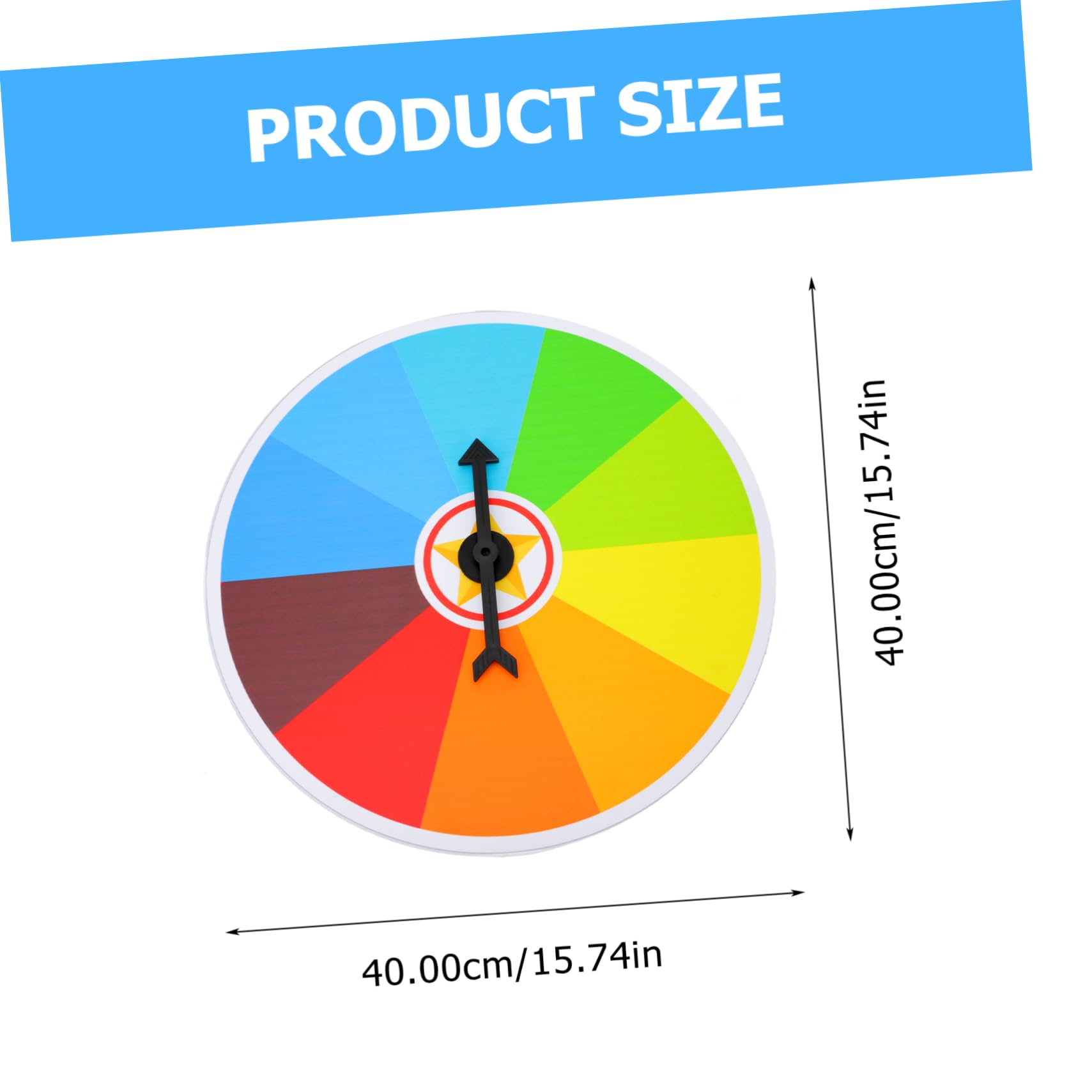 Vaguelly Froth Prize Wheel Carnival Wheel Raffle Game Party Supplies Turn Plate