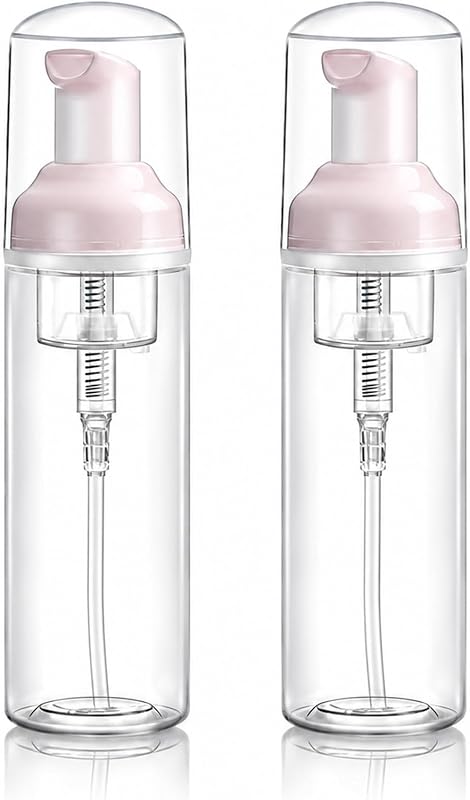 Rayyl Frasco Dispenser de Espuma Transparente 200 mL com Bomba, 2 Unidades