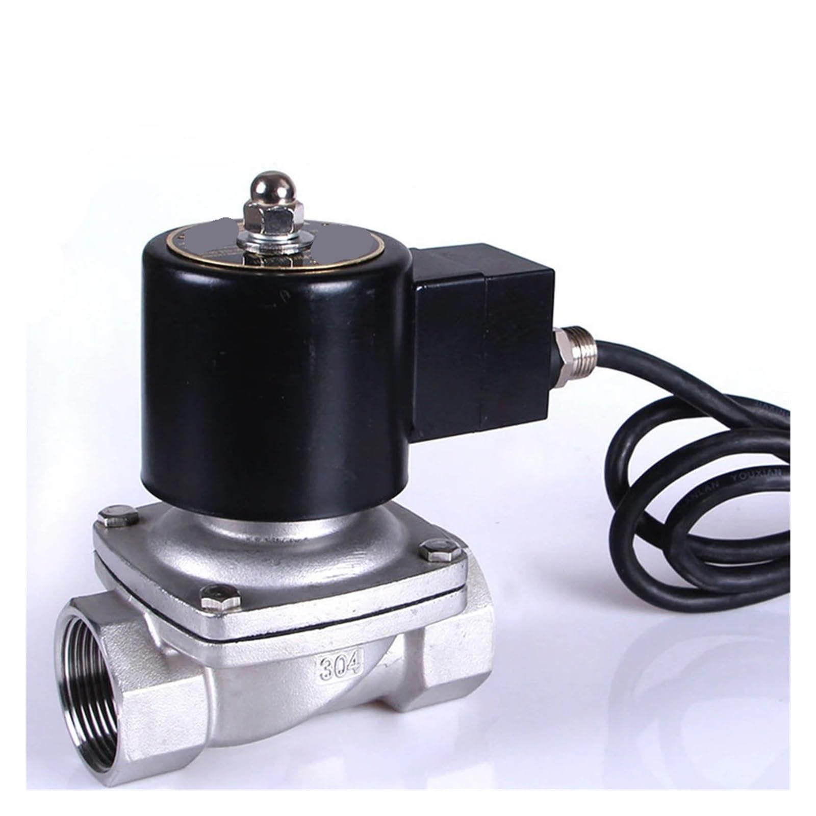AWWVRLMM 1PCS 1-1/4" stainless steel explosion-proof solenoid valve two-way(24VDC-NORMALLY CLOSED)
