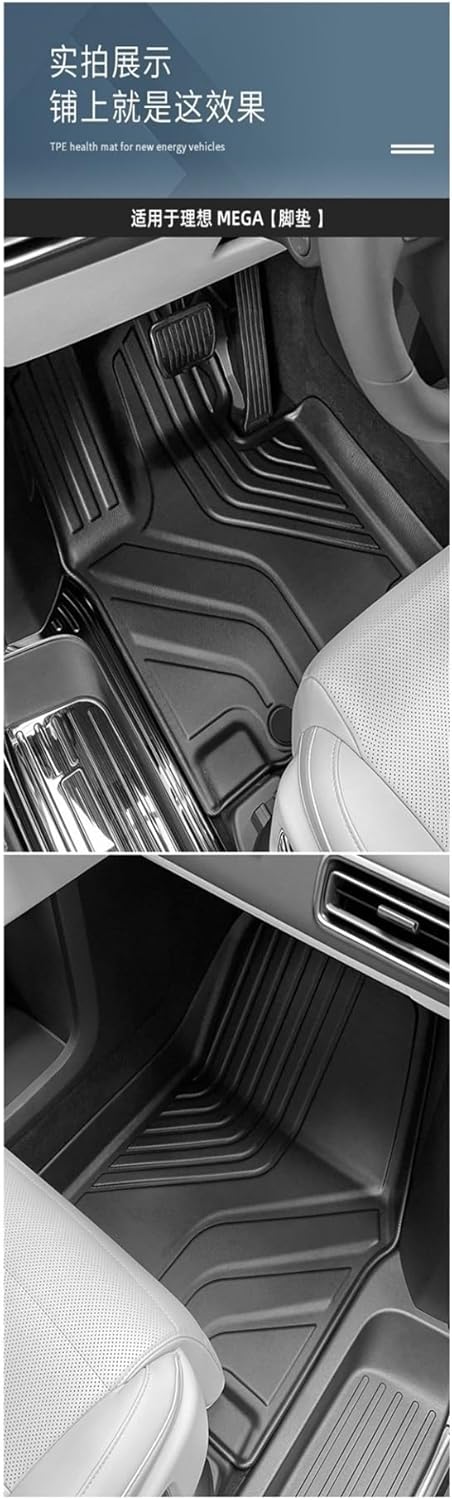 Car Carpet to Compatible with Lixiang MEGA Floor Mats Waterproof Pad(MEGA All mats)