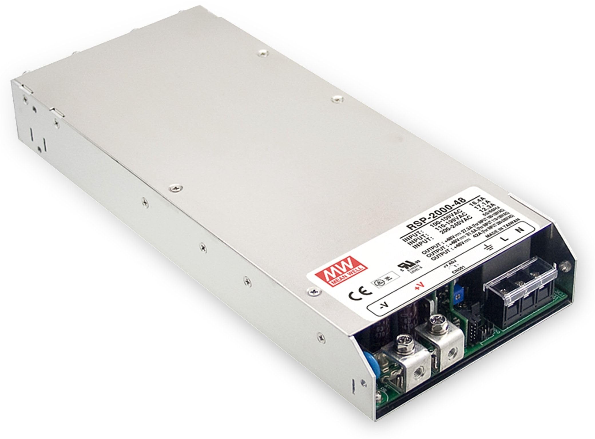 Mean Well RSP-2000-48 AC/DC Netzteil, geschlossen, 42A 2016W 48V/DC 1 Stück
