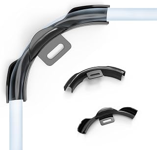 (Pack of 10) Topaipe 1/2 Inch PEX Poly 90 Degree Bend Support with Nail Tab, Black Tubing Pipe Holder