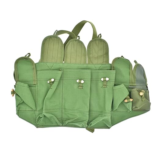 YQSDG Type 56 Military Surplus Vietnam War US Army Chest Rig Ammo Bandolier Pouch Ammo Tactical Storage Bag