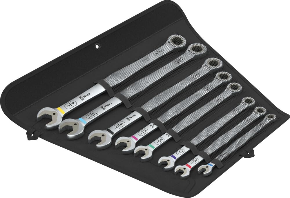 Zestaw kluczy płasko-oczkowych z grzechotką 6007 Joker Imperial 8 Set 1, calowych, 8 części