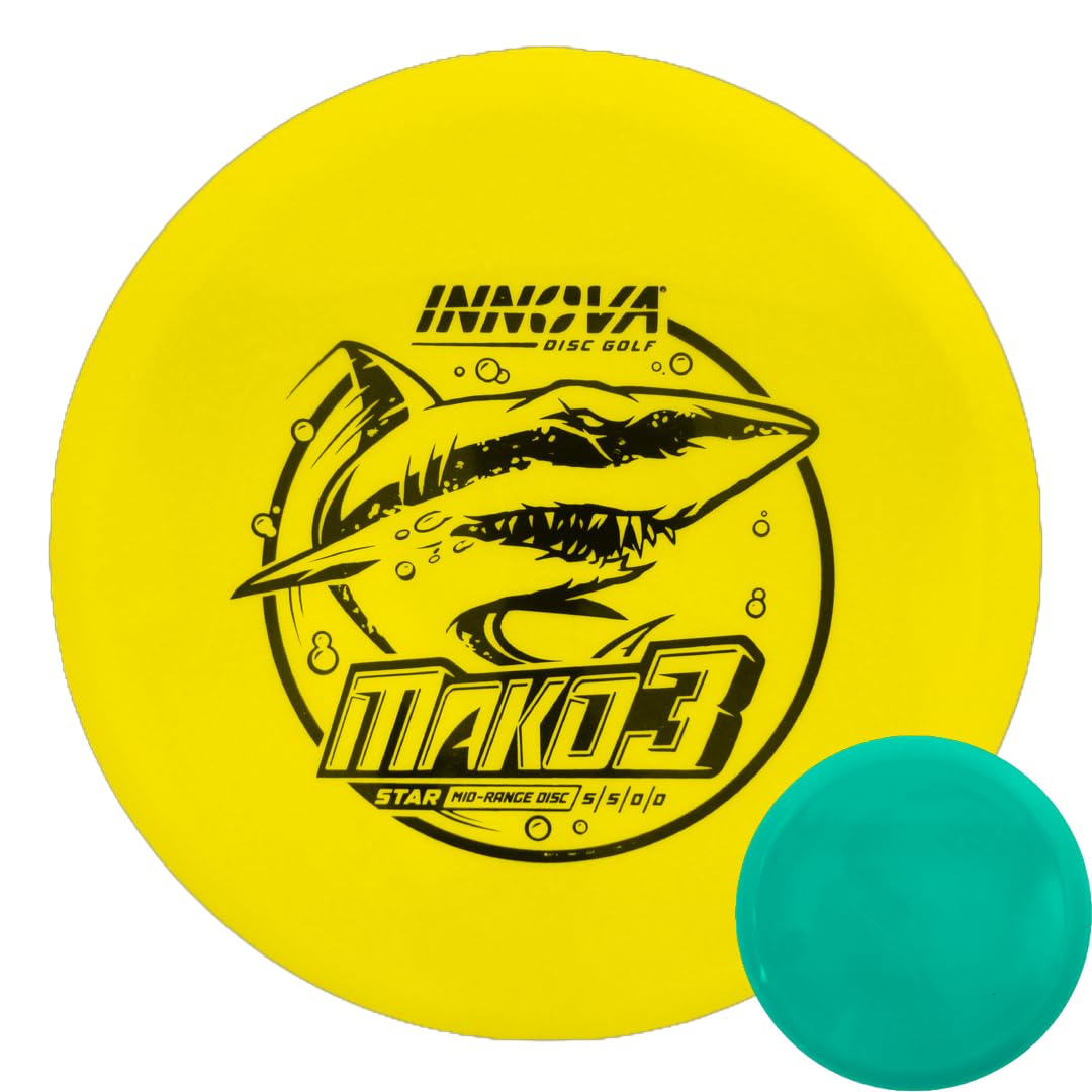 Innova Star Mako3 | Midrange Golf Disc + G3T Blank top Mini, Mystery Color