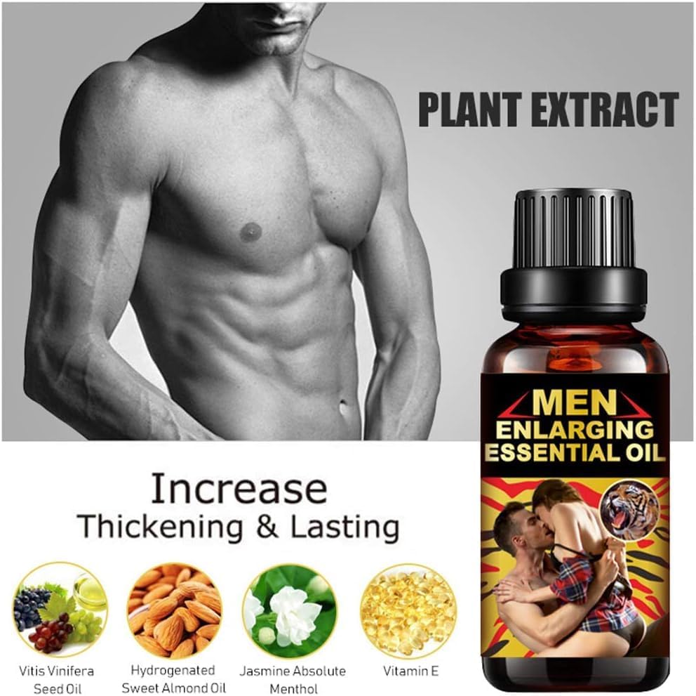 Miniatura 7 de Aceite de masaje masculino para sexo, potenciadores sexuales para hombres, aceite de erección larga para hombres que se vuelven más largos y más