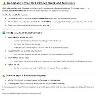 Vista 7 de HHIP 3900-0507 ER-32 R8 Juego de portabrocas de resorte, 8 piezas