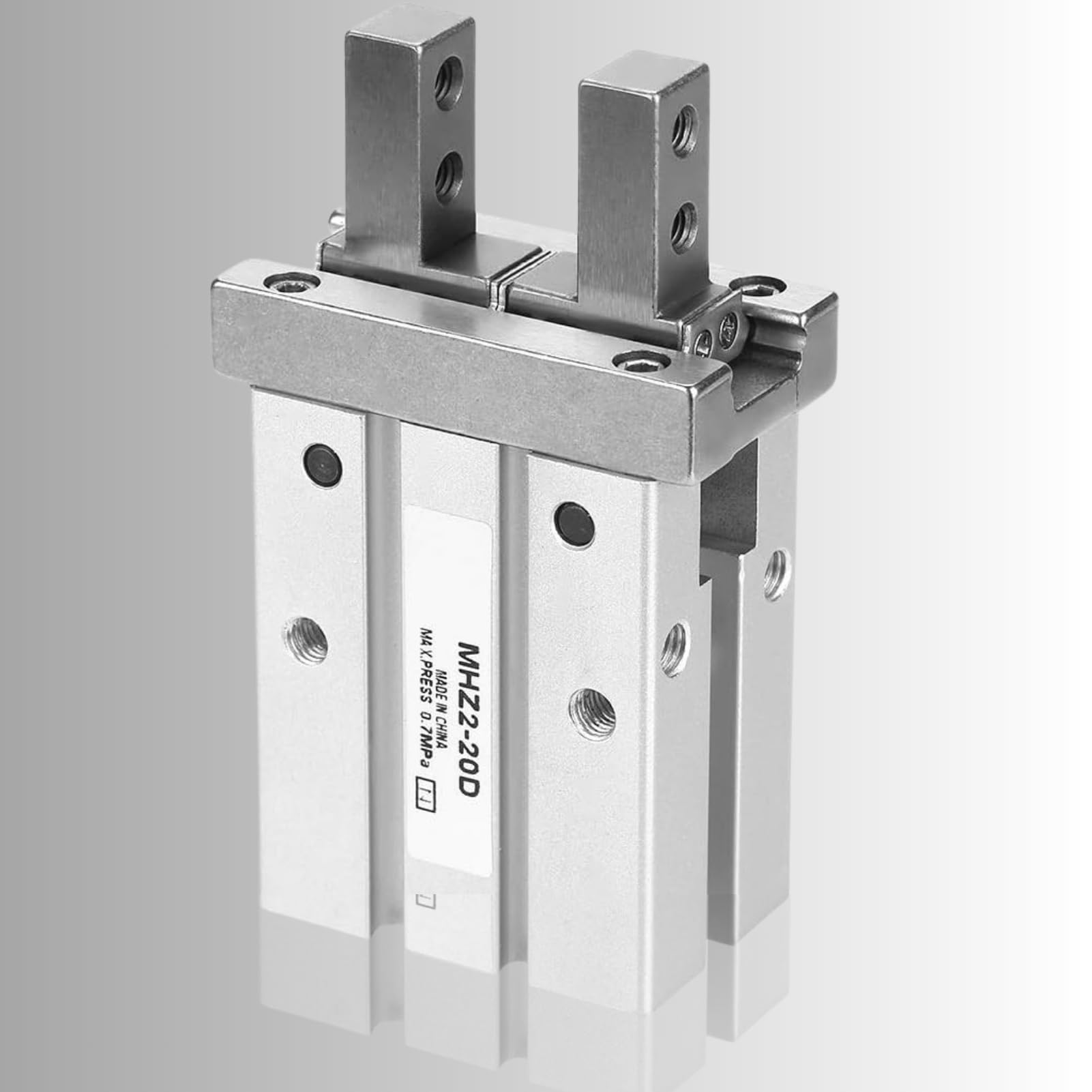 Jadeshay Cylindre Pneumatique MHZ2-20D 20mm, Pince Pneumatique De Style Parallèle à Alésage Cylindre de Pince à Air