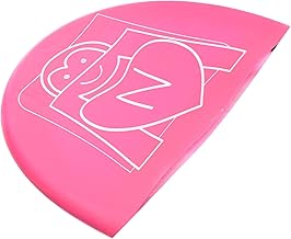 بونيه السباحة من السيليكون سبارت بطباعة كلمة N Heart من راستوم ارت تريد، لون وردي