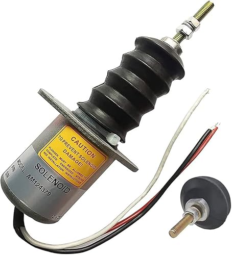 Solenoide de apagado de combustible AM124379 AM103337 AM124380 AM124377 Compatible con John Deere 415 455 445 F915 F925 F935 430 332 855 856 375 675