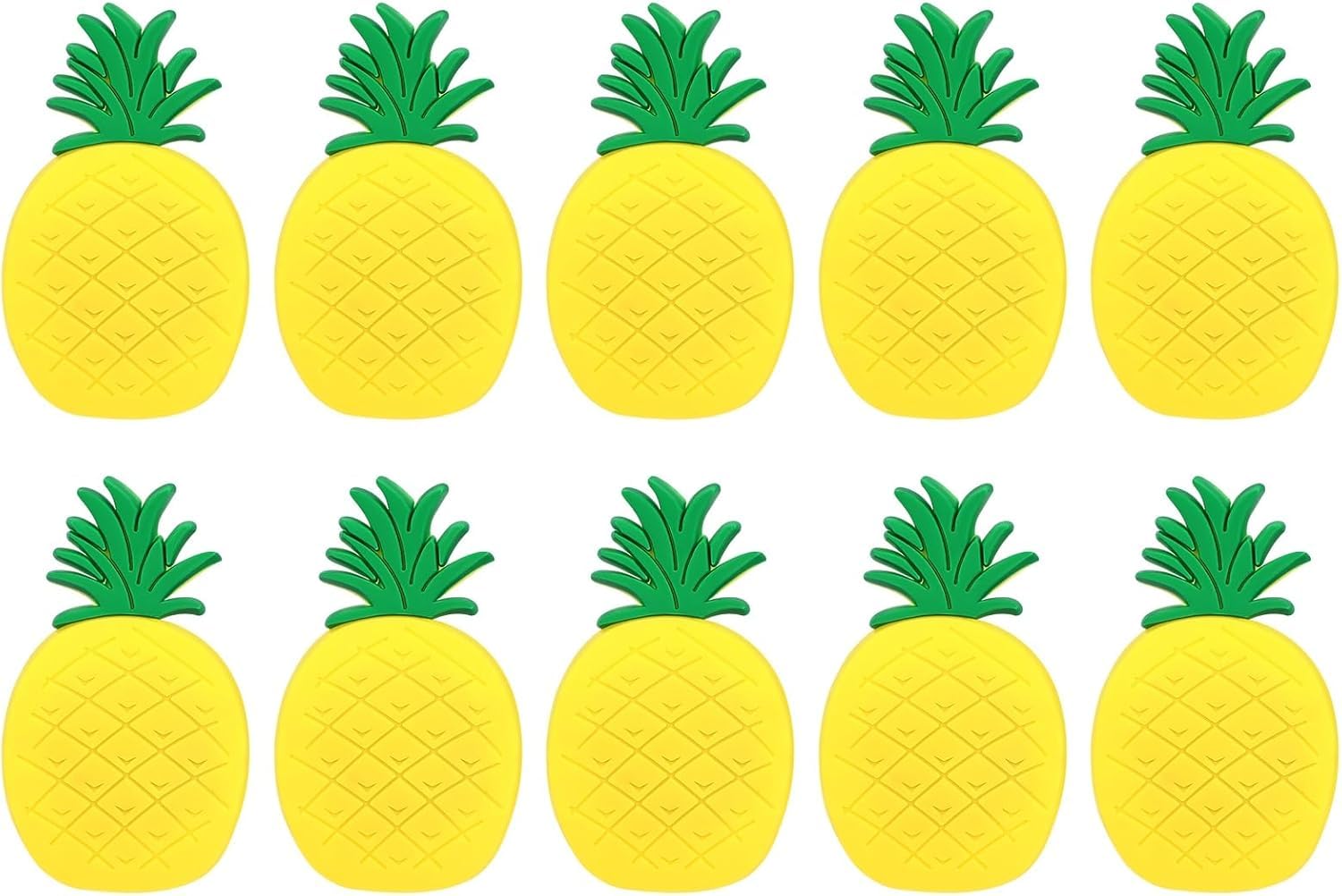 Office Decor 10pcs Refrigerator Magnets Pineapple Refrigerator Magnets Fruit Fridge Magnets Whiteboard Office Magnetic Stickers Fridge Magnet