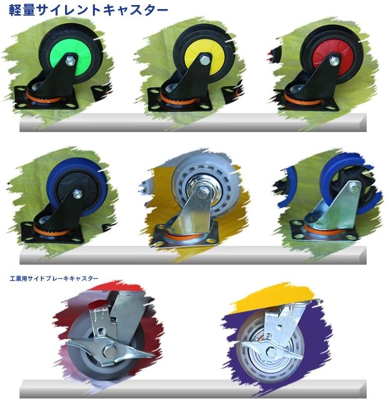 手押し台車物流運搬車 静音 プラスチック製厚手 折りたたみフラットカート MumuElf 荷物運び専用 倉庫用小型 業務用 堅牢 移