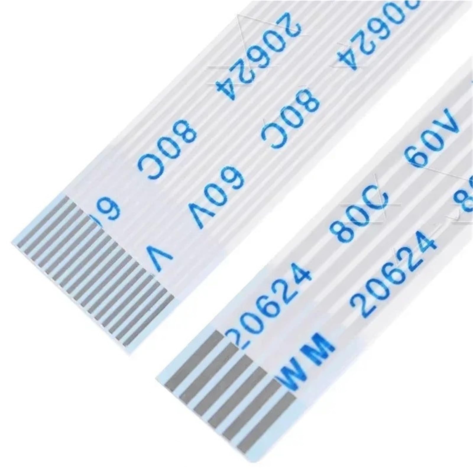 Cavo flessibile piatto da 10 pezzi 20624 80C 60V VW-1 FFC-0.5MM 1.0MM 4/5/6/8/10/12/14/16/18/20/24/26/30/32 pin