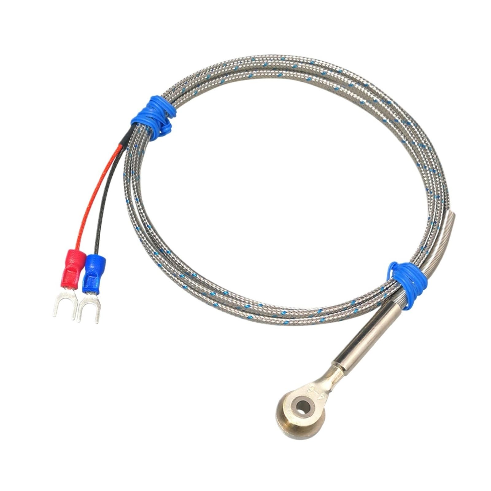 Sonda de termopar tipo K, sensor de temperatura de acero inoxidable tipo J | K-300cm