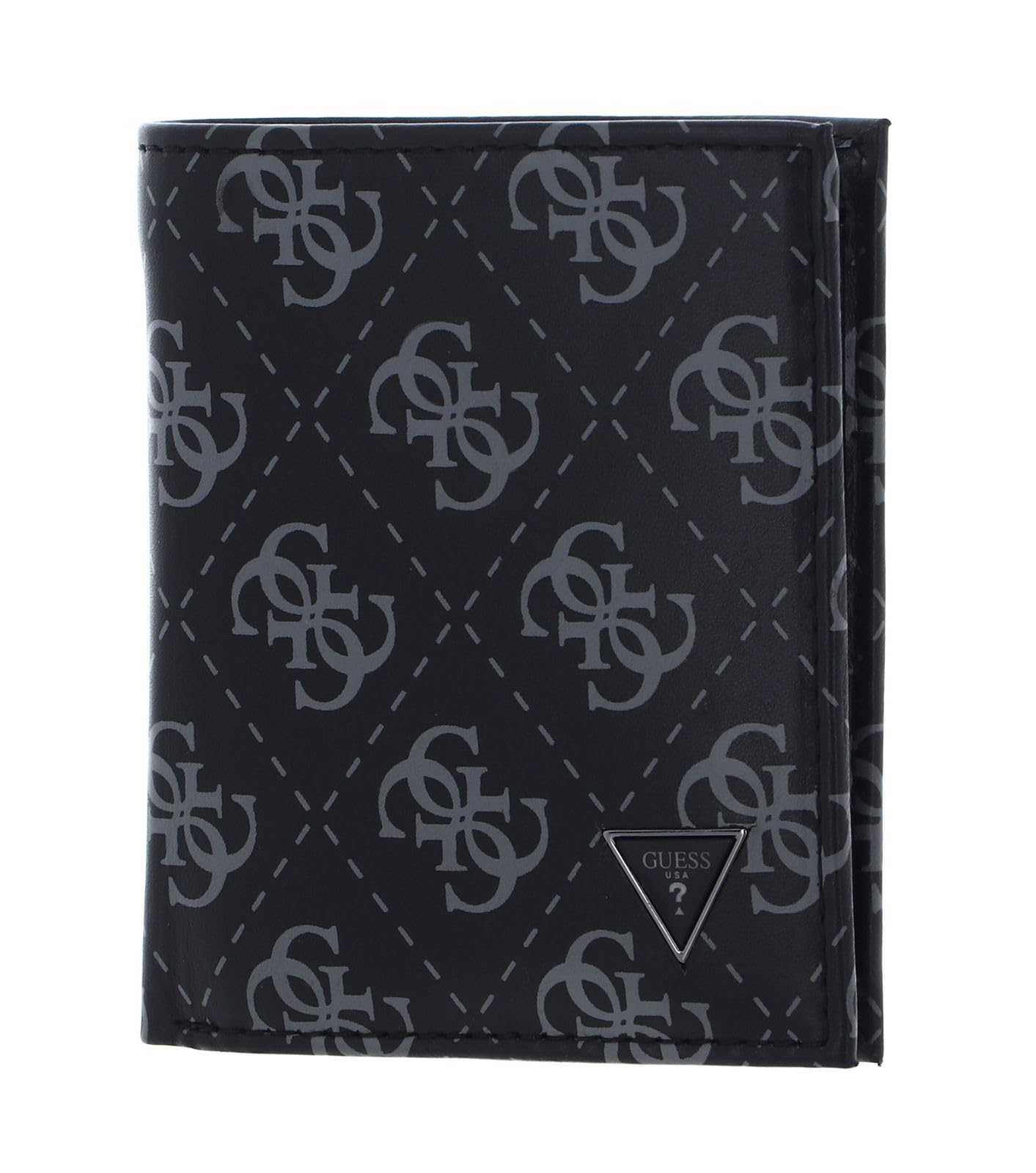 GUESS Mito Small Billfold Wallet With Coinpocket Geldbörse Dunkel Schwarz
