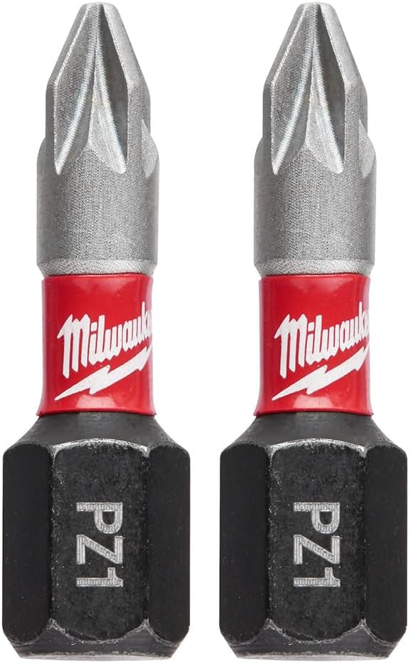 Milwaukee Electric - Shockwave 1 Impact POZIDRIV 1INSERT BITS 2PK