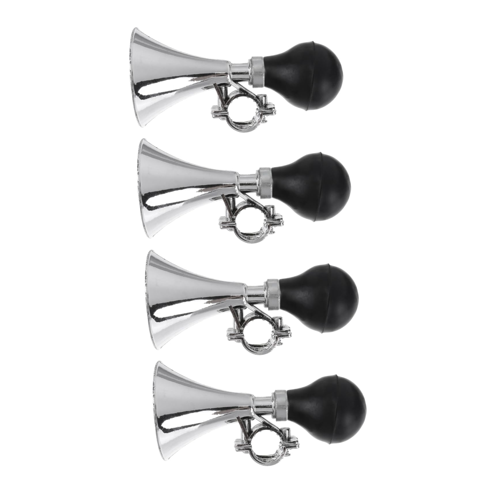 Yardwe 4pcs Creative to Install Air Pressure Horn for Stylish and Practical Bike Accessory for Boys and Girls and Adults Random Colors