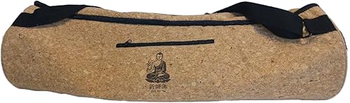 Semi-Rigid Cork Bag for Carrying Yoga Mats - Tubular Shape