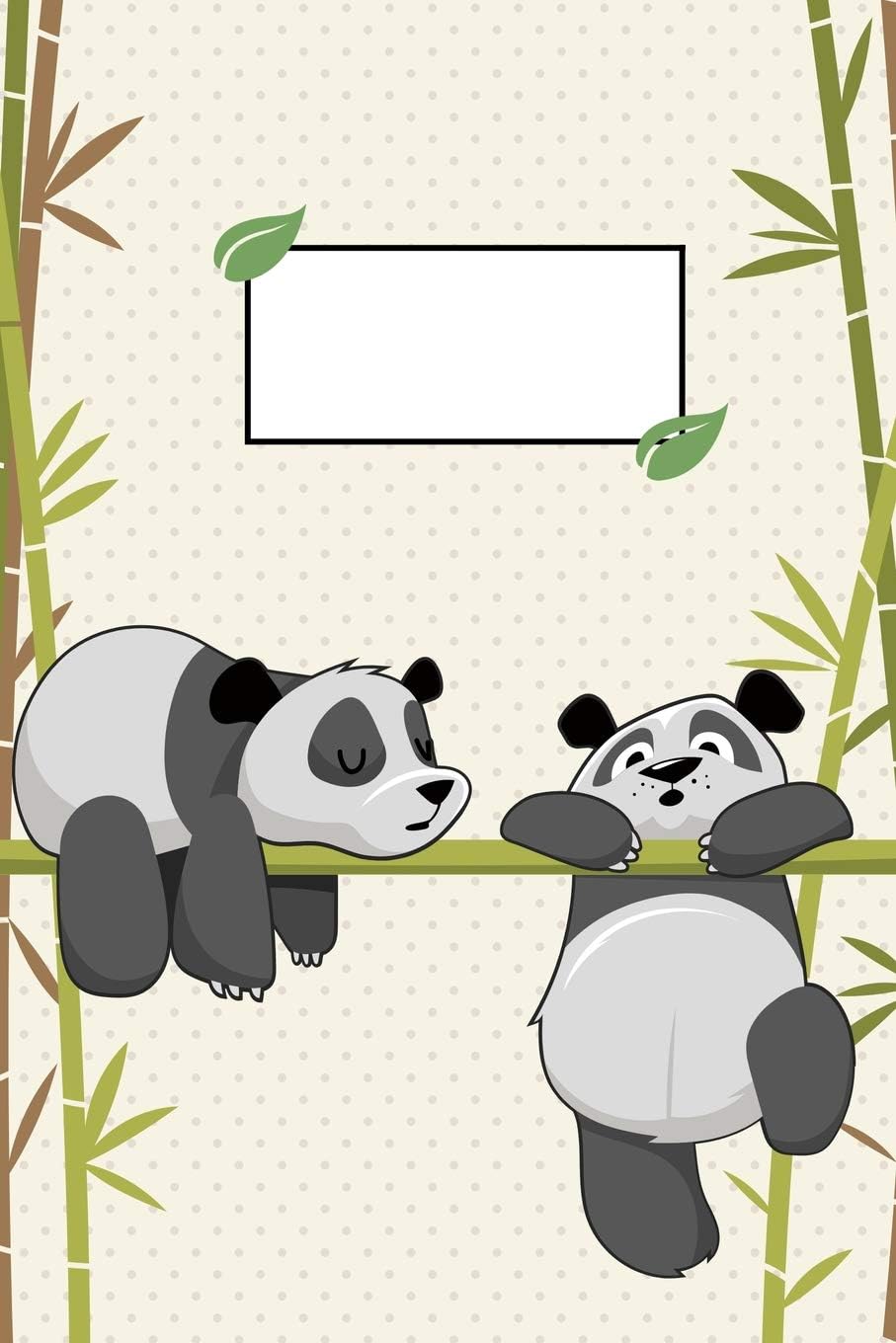 Bamboo Panda Notebook: Cute Giant Pandas With Bamboo Lined Notebook