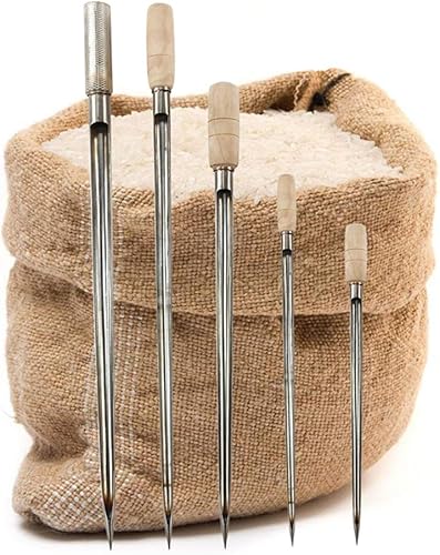 Miniatura 3 de 304 Acero Inoxidable Granos Polvo Sampler Tubos de Muestreo para Fertilizante Sólido