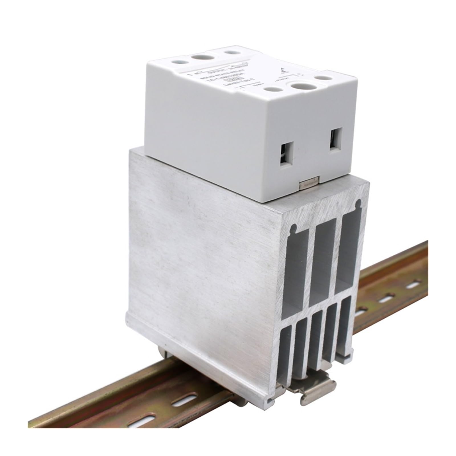 BALYDLUL Solid State Relay With Heat Sink 100A 120A DC-AC DC-DC AC-AC(100A,DC control AC)