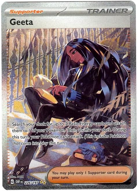 Pokemon - Geeta 226/197 - Obsidian Flames - Special Illustration Rare - Full Art