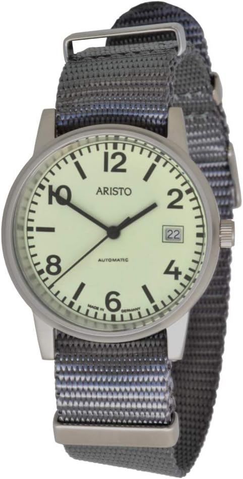 ARISTO 3H17R U-Boot-Uhr Automatic Watch with Luminous Dial