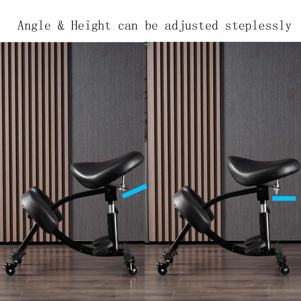 Kneeling Chair With Wheels, Ergonomic Balance Chair For Home And