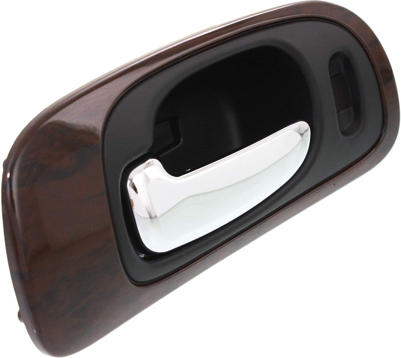 Garage-Pro Interior Door Handle Compatible with 1999-2004 Chrysler 300M, 1998-2004 Concorde & 1999-2001 LHS Sedan Front, Driver Side Black Bezel with Chrome Lever