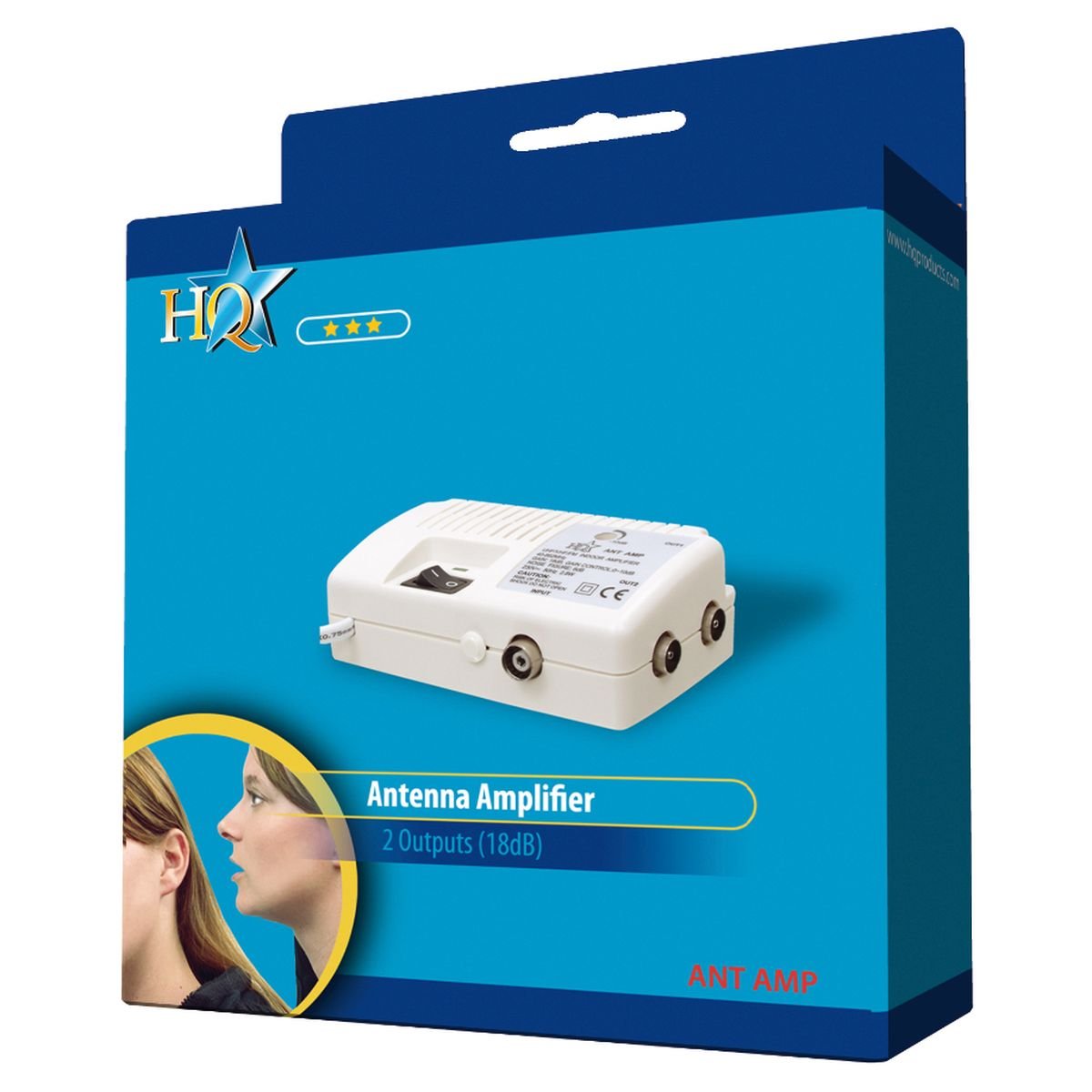 HQ ANT AMP Amplificateur d'Antenne avec 2 Sorties