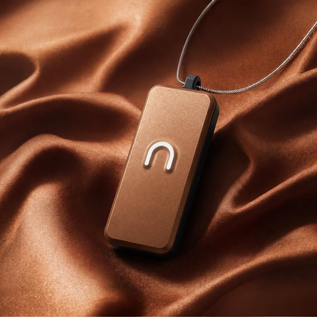 neosapien Neo 1 Wearable AI Personal Assistant - Real-World AI Meeting Notetaker for Offline & in-Person Conversations - Smart Conversation Memory Pendant for Founders & Professionals (Copper)