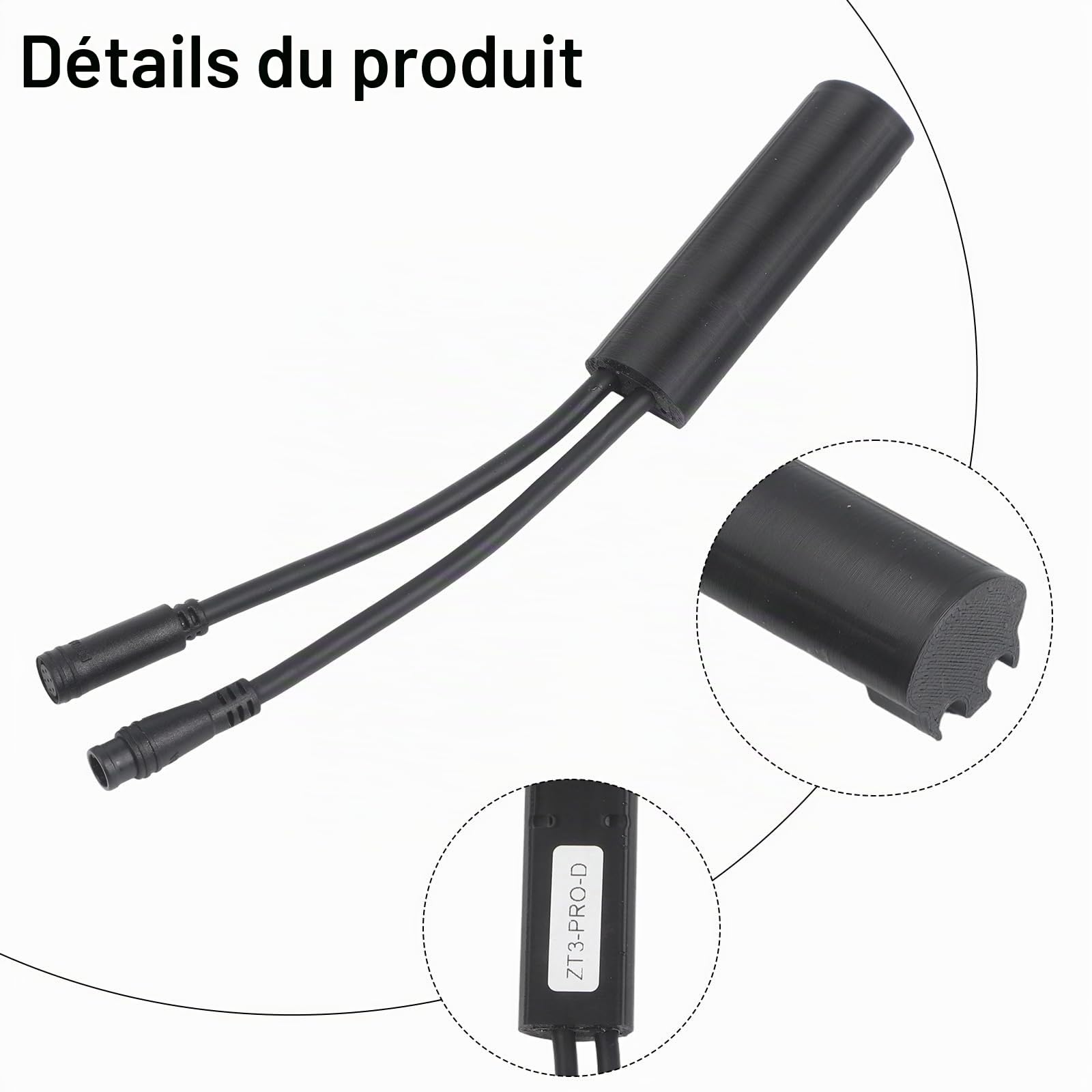 Câble de puce de trottinette électrique Câble d'augmentation de vitesse pour Segway pour ZT3 Pro et pour Ninebot pour ZT3 Pro Series avec rappel de survitesse désactivé New Tuning Chip Unlock Cable