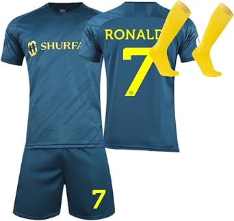 Generic Kids Football Kit 24/25 Home/Away Boy's Soccer Jerseys, Shorts and Socks Set for Boys Youth 2-13 Years